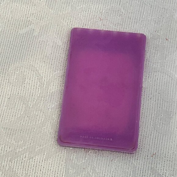 Vintage Purple Teasing Comb w/ Mirror Insert & Stainless‎ Steel Prongs - Picture 4 of 5